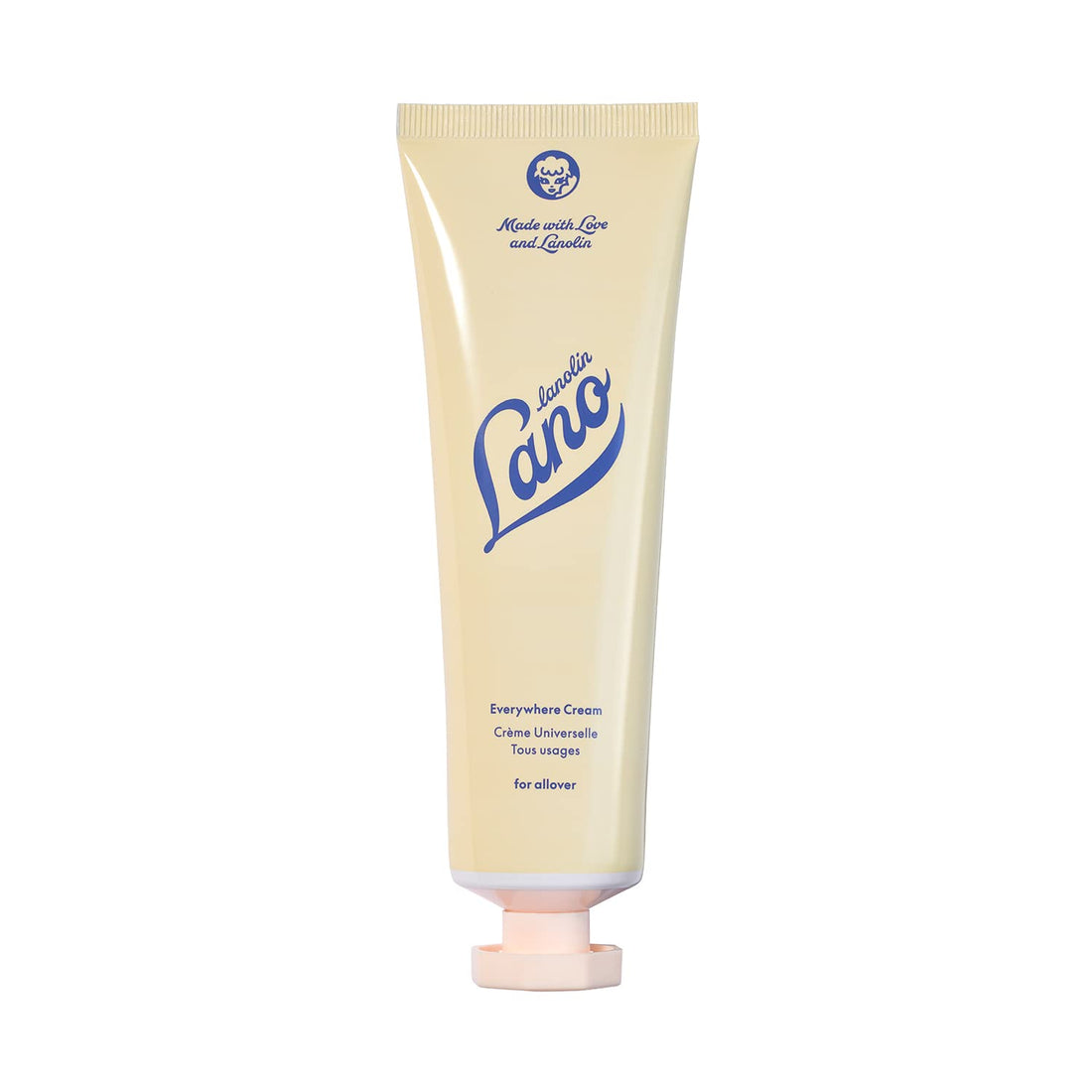 Lanolips Everywhere Cream - Ultra Hydrating Vitamin E & Lanolin Cream Body Lotion & Face Moisturizer for Dry Cracked Skin - Safe Skin Care & Body Care for Children & Babies (85ml / 2.9oz)