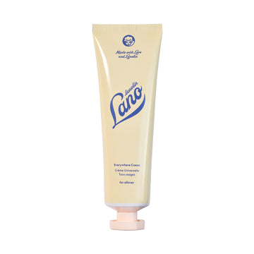 Lanolips Everywhere Cream - Ultra Hydrating Vitamin E & Lanolin Cream Body Lotion & Face Moisturizer for Dry Cracked Skin - Safe Skin Care & Body Care for Children & Babies (85ml / 2.9oz)