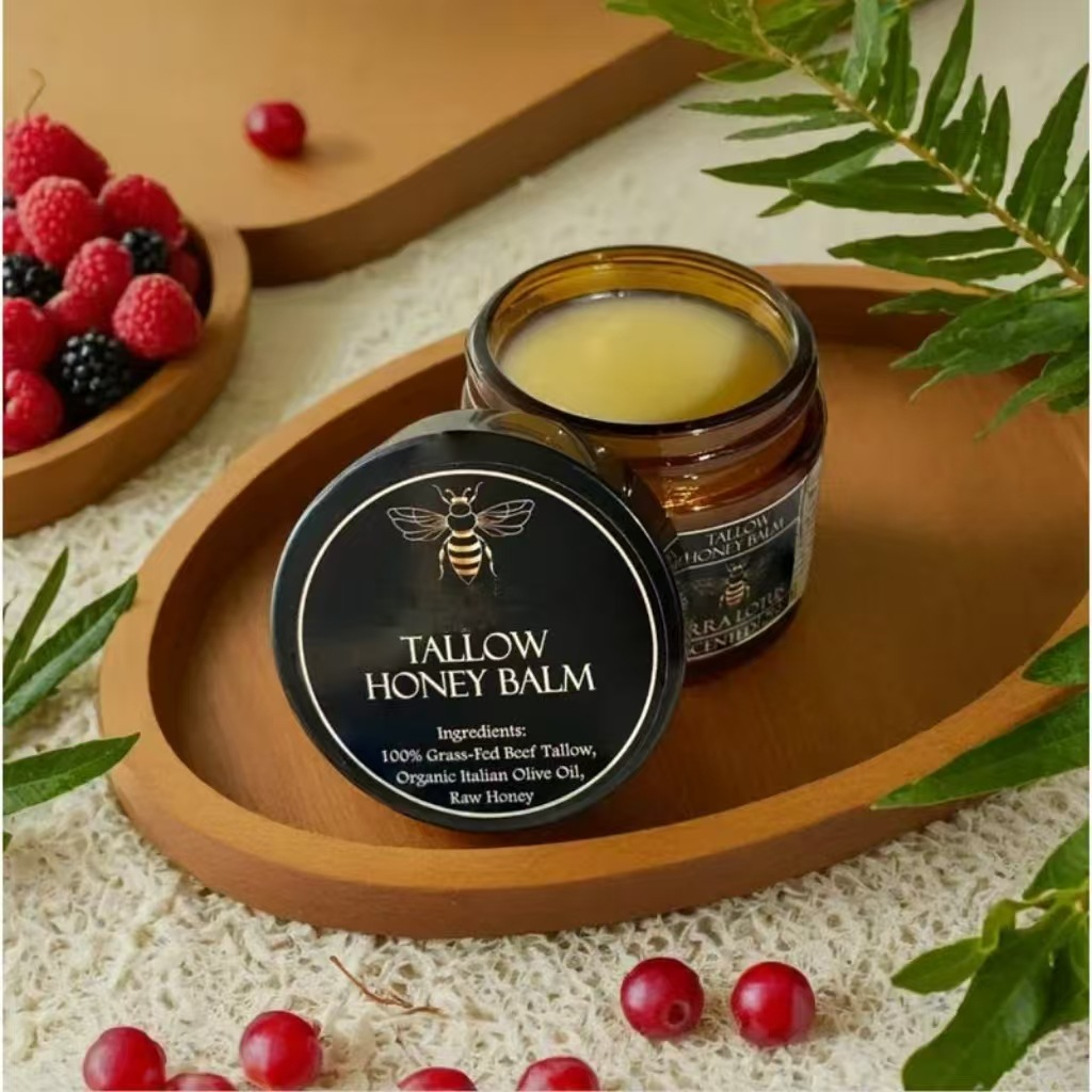 Honey Butter Moisturizing Facial Cream – Hydrating Face Moisturizer - Tallow Honey Balm