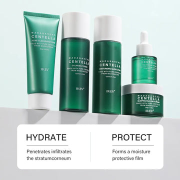 Private Label Skin Repair Centella Skin Care Kit Soothes Acne Face Care Centella Asiatica Extract Natural Facial Skin Care Set
