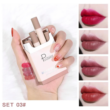 Portable Velvet Matte Lipstick Set